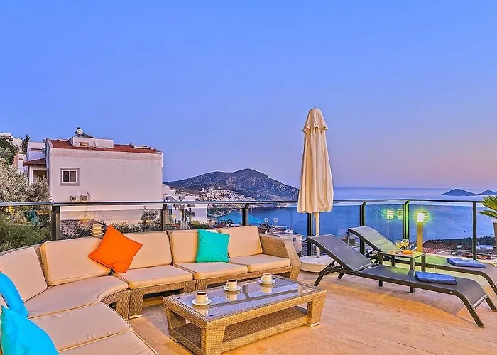 Luxury 5 Bedroom Seaview With Private Heated Pool Villa Kalkan