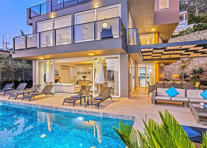 Villa Luxury 5 Bedroom Seaview With Private Heated Pool Kalkan