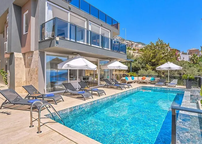 Luxury 5 Bedroom Seaview With Private Heated Pool * Kalkan