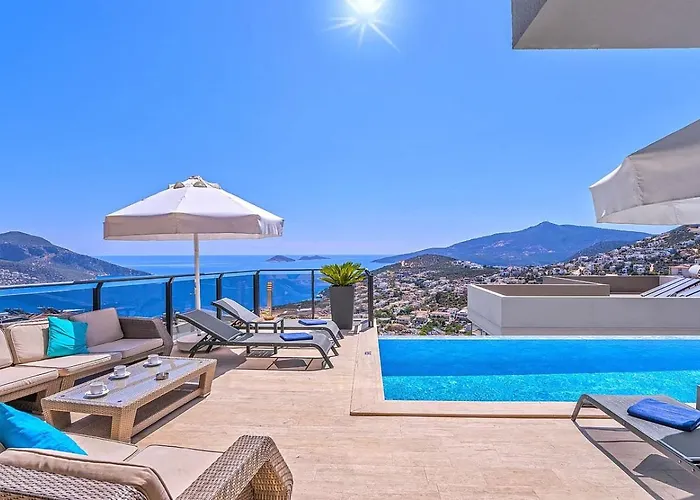 Luxury 5 Bedroom Seaview With Private Heated Pool * Kalkan