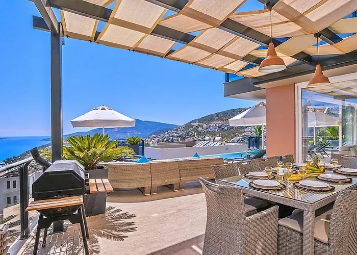 Luxury 5 Bedroom Seaview With Private Heated Pool Kalkan