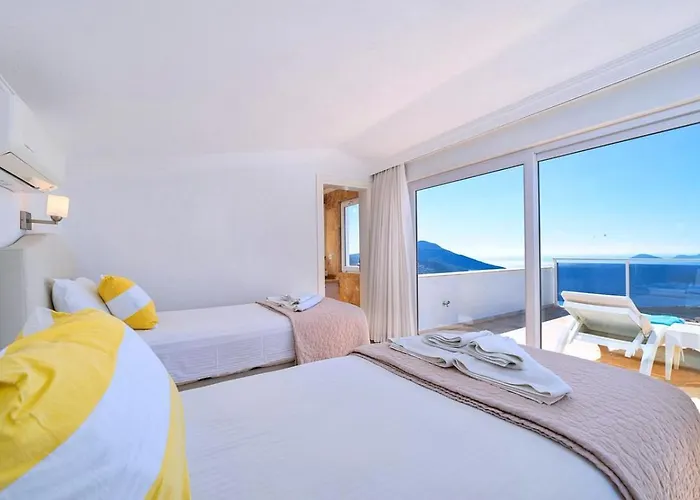 Luxury 5 Bedroom Seaview With Private Heated Pool Kalkan