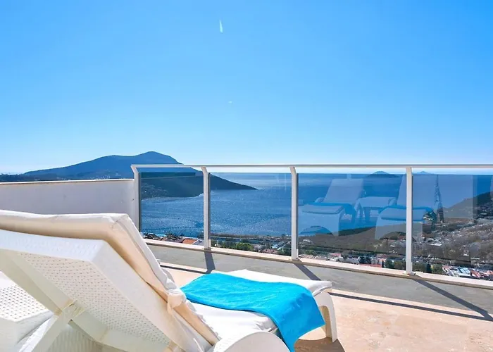 Luxury 5 Bedroom Seaview With Private Heated Pool Kalkan