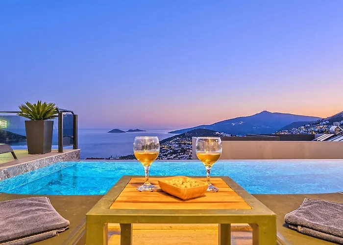 Luxury 5 Bedroom Seaview With Private Heated Pool Kalkan